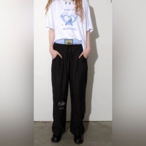 JUNGLES JUNGLES DESIGN FOR PEACE OF MIND CUPRO SOFT SILK VEGAN PANT